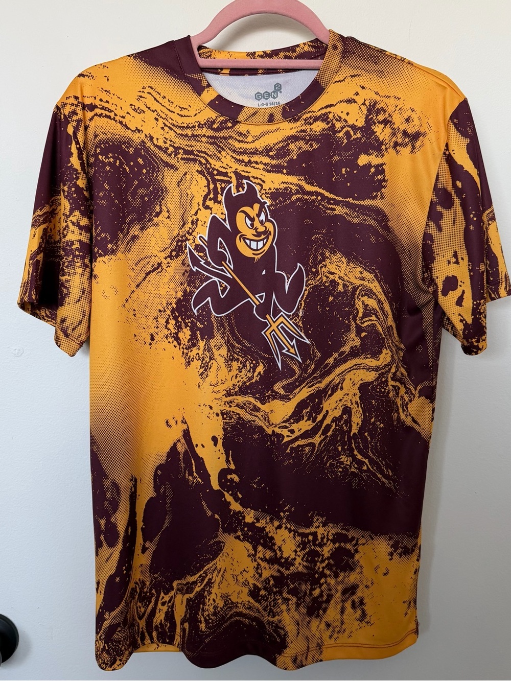 Gen2 Arizona State Sun Devils Youth T-Shirt Size Large 14/16